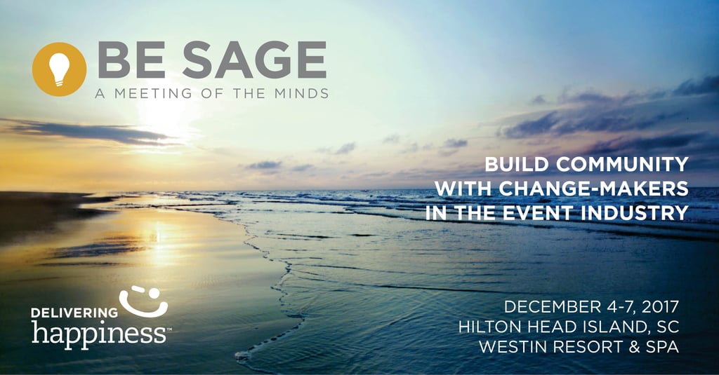 Happiness Keynote Banner - Be Sage Conference for Wedding Industry Professionals