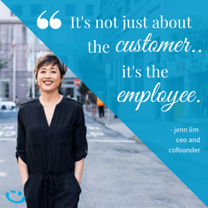 customer employee jenn lim happiness quote