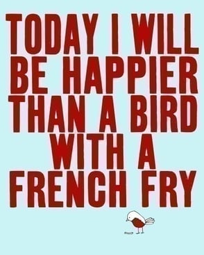 french fry bird