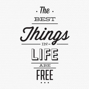 original_the-best-things-in-life-are-free-wall-sticker