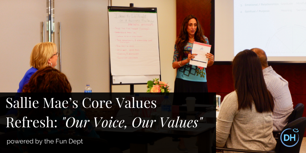 Sallie Mae’s Core Values Refresh: "Our Voice, Our Values" | Delivering Happiness