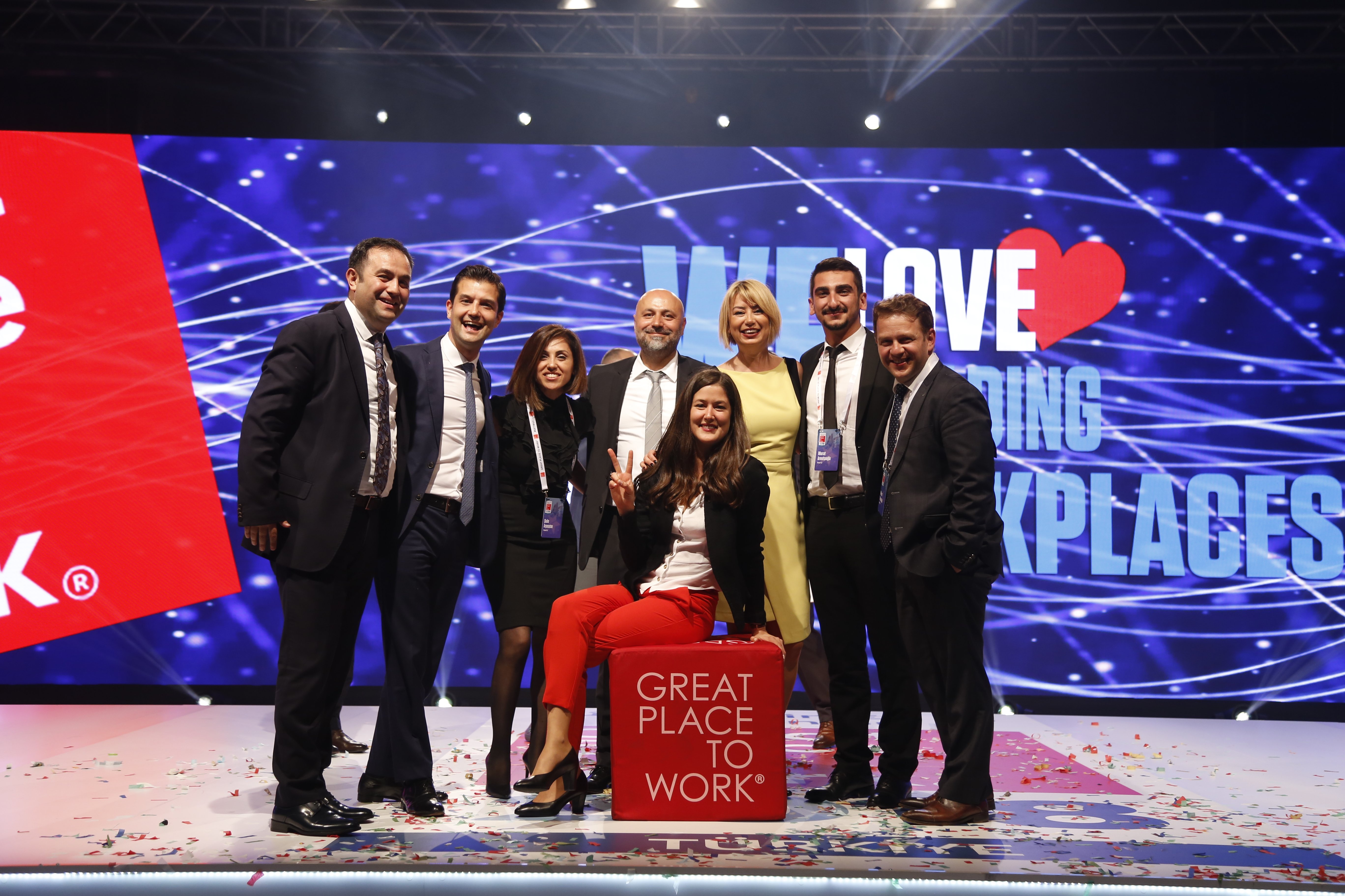 FIRST PLACE in Turkey’s 2018 “Great Place to Work” assessment, Delivering Happiness